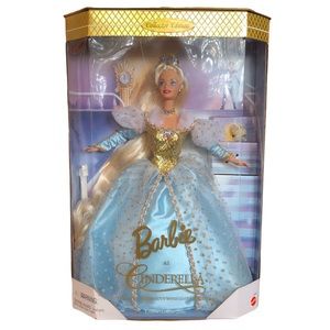 Vintage Cinderella Barbie Doll Collectible 1996